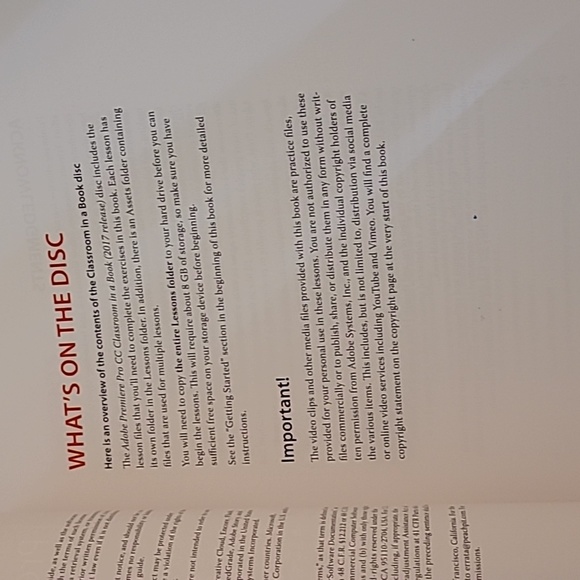 New Adobe Premiere Pro CC 2017 release paperback book with CD - Picture 2 of 12